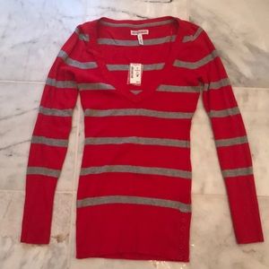 Red and Gray NWT Aeropostale Sweater